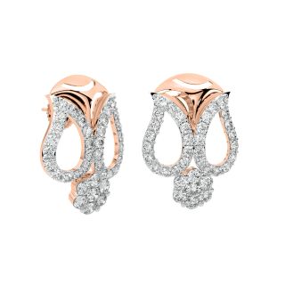 Jason Round Diamond Stud Earrings